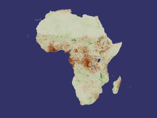 NDVI Anomaly North America July 2000 