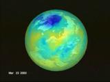 Arctic Ozone Hole Image