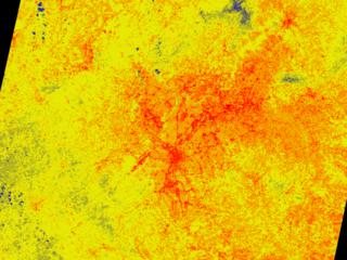 Thermal image of Atlanta