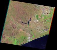 Mozambique False Color Before 2000 Flood