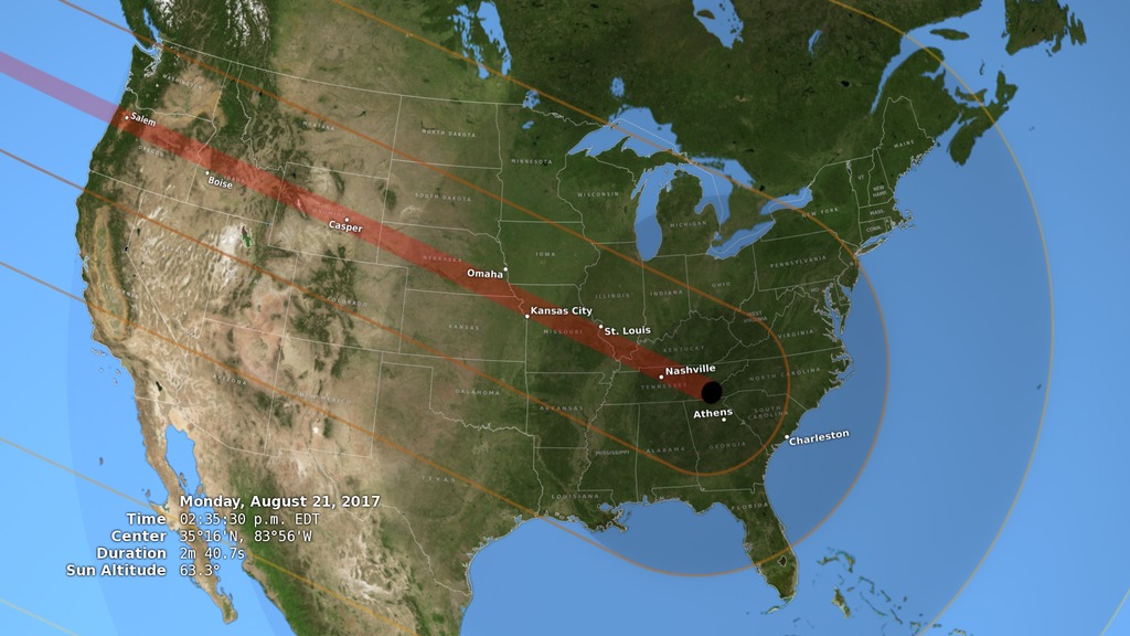 Preview Image for 2017 Total Solar Eclipse in the U.S.