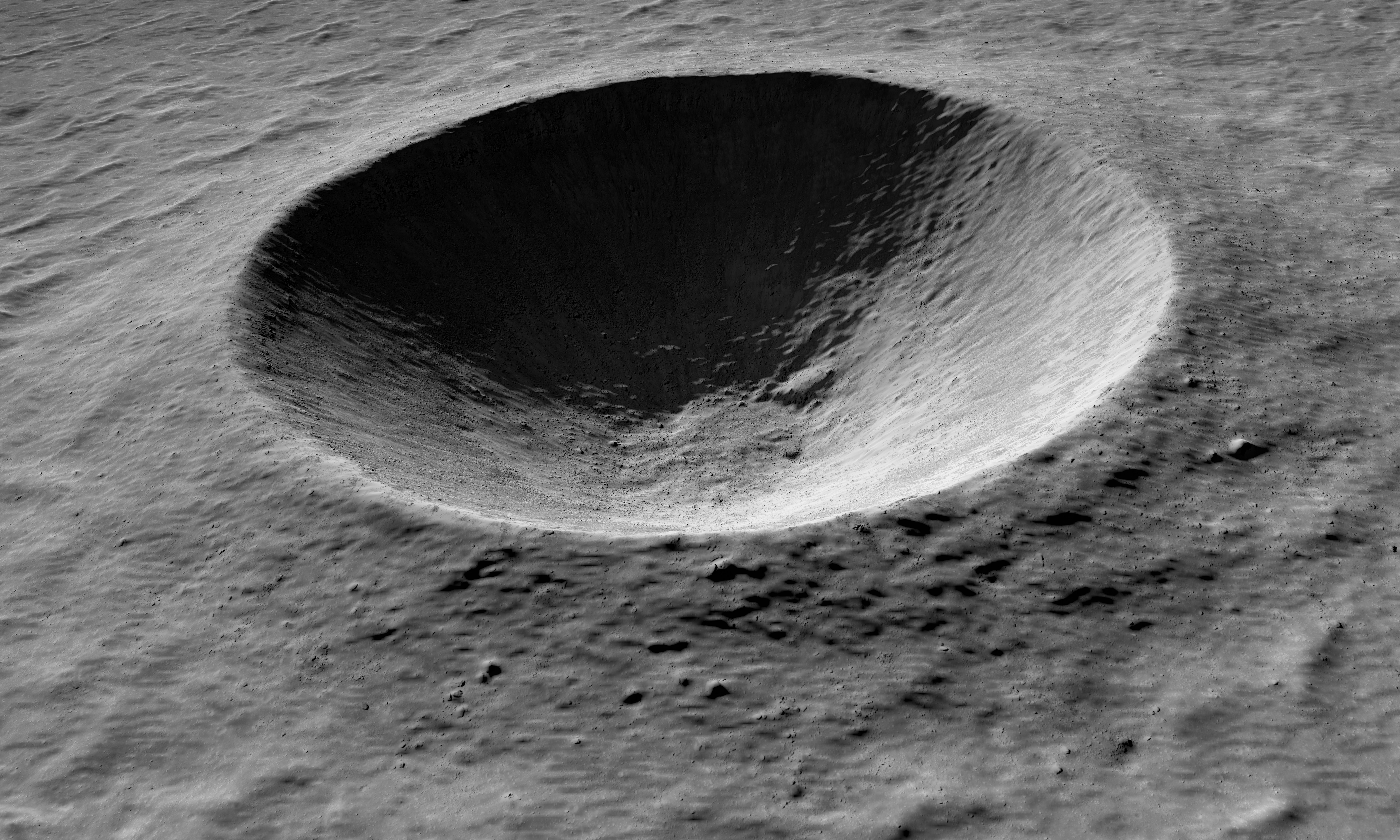 Лунный кратер Магеллан