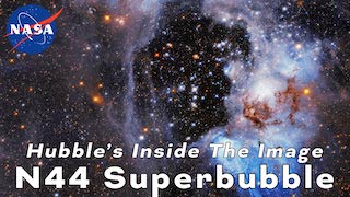 Link to Recent Story entitled: Hubble’s Inside The Image: N44 Superbubble