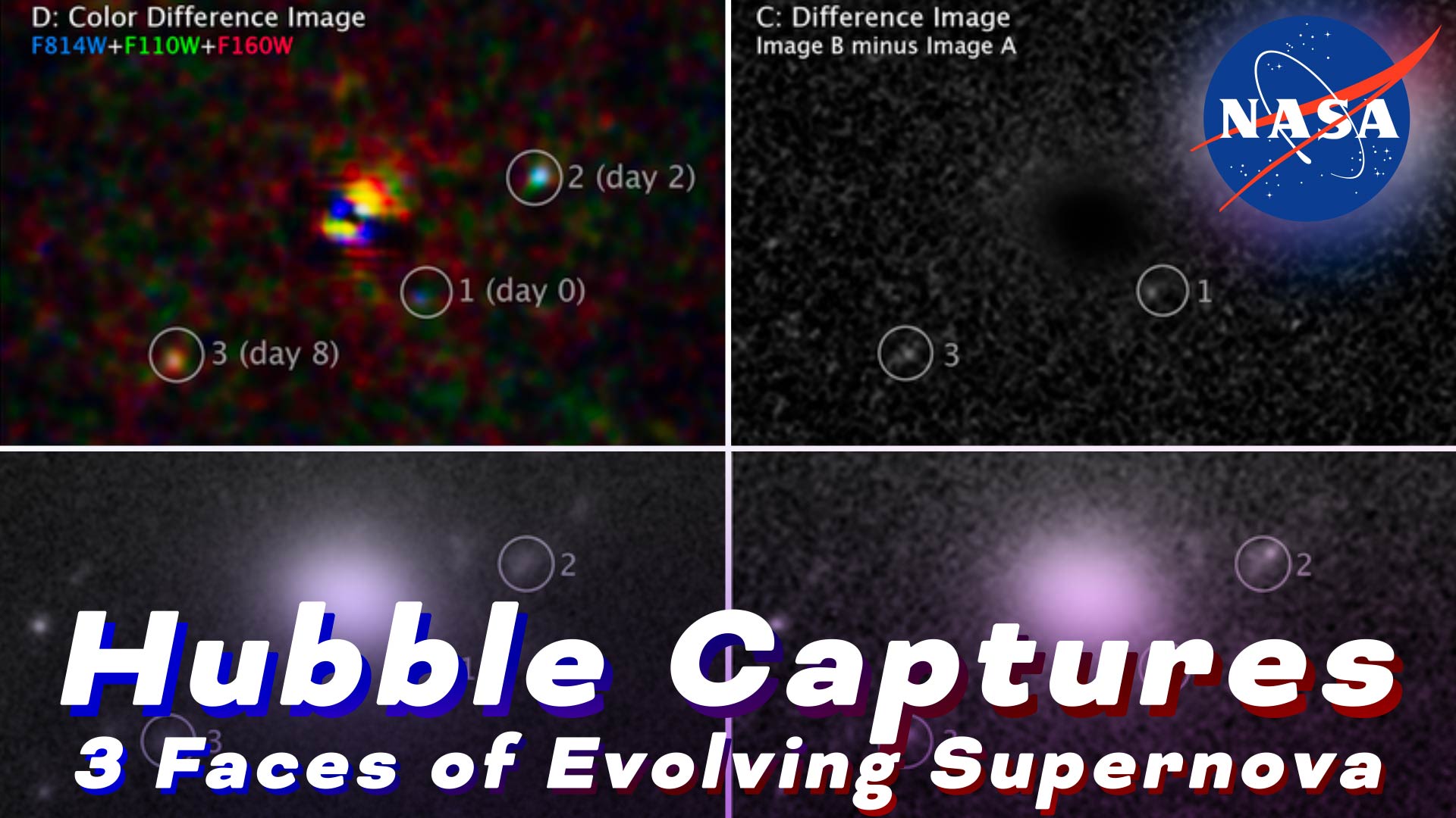 Preview Image for Hubble Captures 3 Faces of Evolving Supernova