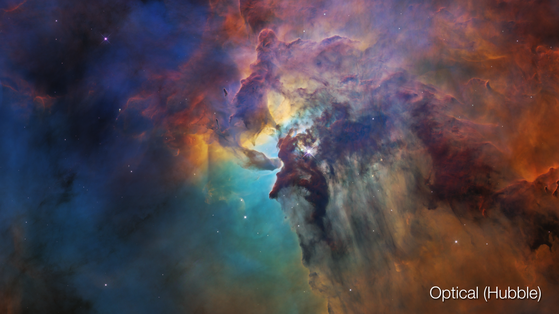 Preview Image for Lagoon Nebula: Visible and Infrared Views